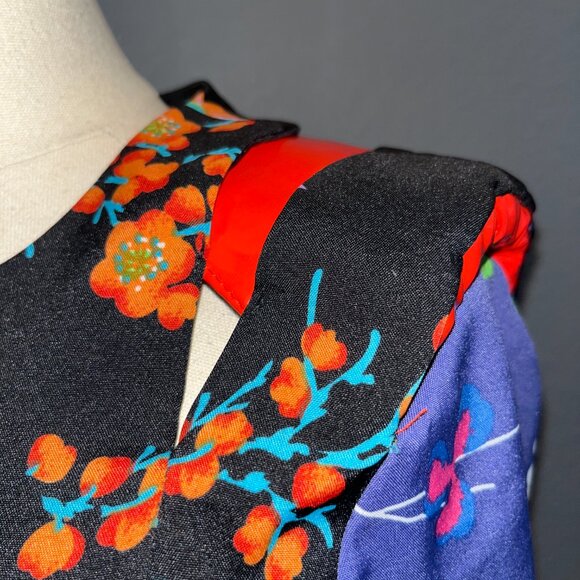 VERSACE for H&M Limited Edition Silk Japanese Origami Design Mini Dress NWOT - 8 - Picture 7 of 15